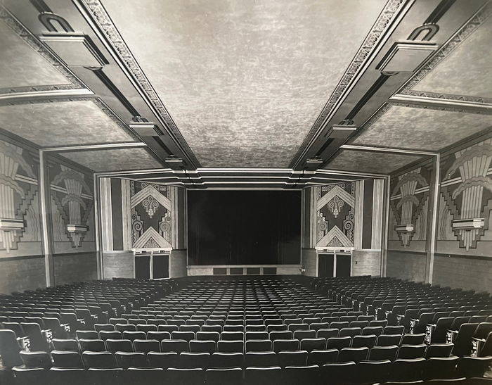Theatre auditorium promo photo OL Taylor Commercial Photog 1939 Motor City Theatre, Warren